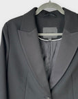 Autograph Wool Blend Tuxedo Blazer - 12