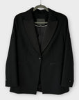 Autograph Wool Blend Tuxedo Blazer - 12