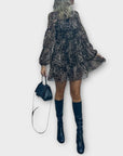 Azura Rose Leopard Print Smock Dress - XS (6/8)