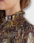 Ba&sh Calo Metallic Top - 8 (XS)