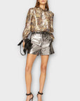 Ba&sh Calo Metallic Top - 8 (XS)