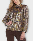 Ba&sh Calo Metallic Top - 8 (XS)