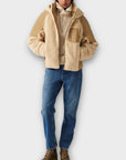 Ba&sh Faux Fur Eva Mix Puffer Coat - 8