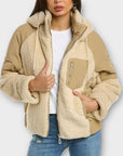 Ba&sh Faux Fur Eva Mix Puffer Coat - 8