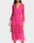 Ba&sh Floral Midi Dress - 10