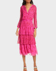Ba&sh Floral Midi Dress - 10