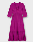 Ba&sh Saturne Smocked Midi Dress - 10