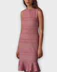 Banana Republic Jacquard Knit Cross-Back Dress - 8
