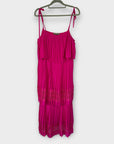 Biba Tiered Pleated Maxi Dress - 12