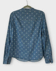 Boden Keira Bow Neck Polka Dot Shirt - 10