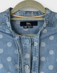 Boden Keira Bow Neck Polka Dot Shirt - 10