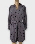 Boden Olympia Polka Dot Cord Shirt Dress - 10