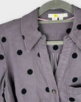 Boden Olympia Polka Dot Cord Shirt Dress - 10