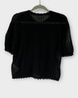 Boden Pointelle Cotton Knit Cardigan - 10 (S)