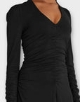 Boden Ruched Jersey Midi Dress - 10