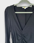 Boden Ruched Jersey Midi Dress - 10