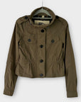 Burberry Kenbrook Short Peplum Rain Jacket - 6