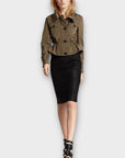 Burberry Kenbrook Short Peplum Rain Jacket - 6