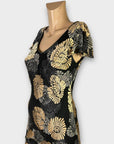 CC Petite Silk Embellished Maxi Dress - 10