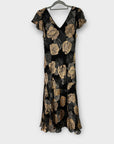 CC Petite Silk Embellished Maxi Dress - 10