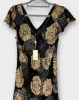 CC Petite Silk Embellished Maxi Dress - 10