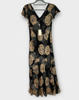 CC Petite Silk Embellished Maxi Dress - 10