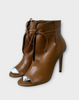 Jimmy Choo Memphis 100 Soft Leather Heeled Ankle Boots - 5/38