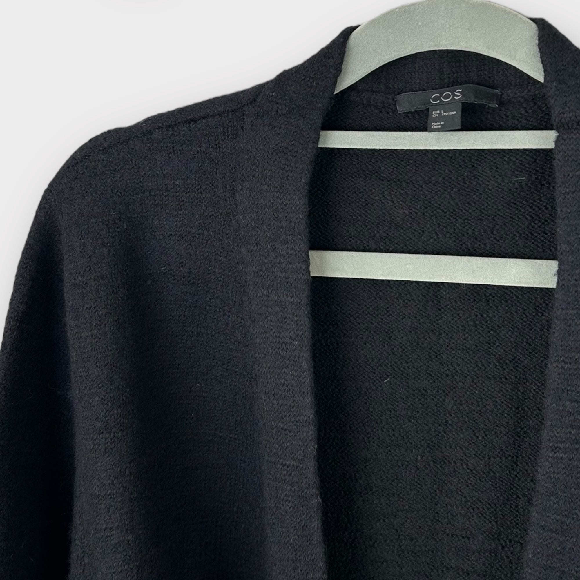 COS Belted Wool Knit Cardigan - 16 (L)