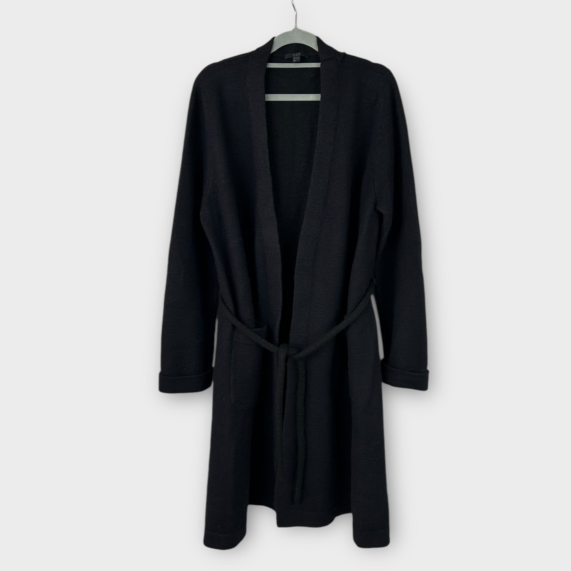 COS Belted Wool Knit Cardigan - 16 (L)