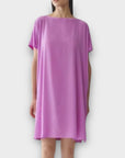 COS Organic Cotton-Mulberry Silk Relaxed Tunic Dress - 12/14 (M)