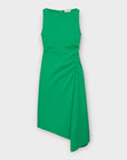 COS Asymmetric Gathered Midi Dress - S