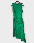 COS Asymmetric Gathered Midi Dress - S