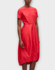 COS Cotton/Silk Cocoon Skirt Dress - 8