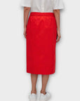 COS Front Slit Cotton Skirt - 8