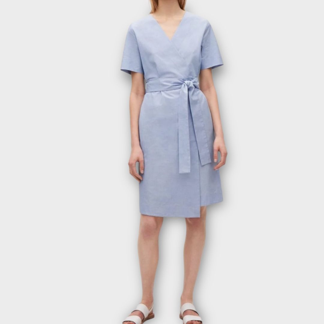 Cos wrap dress deals