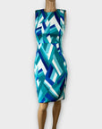 Calvin Klein Geometric Print Dress - 6/8