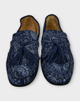 Carolina Paisley Print Tassel Loafers - 9/42
