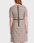 Carolyn Donnelly Check Knit Dress - 12