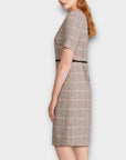 Carolyn Donnelly Check Knit Dress - 12