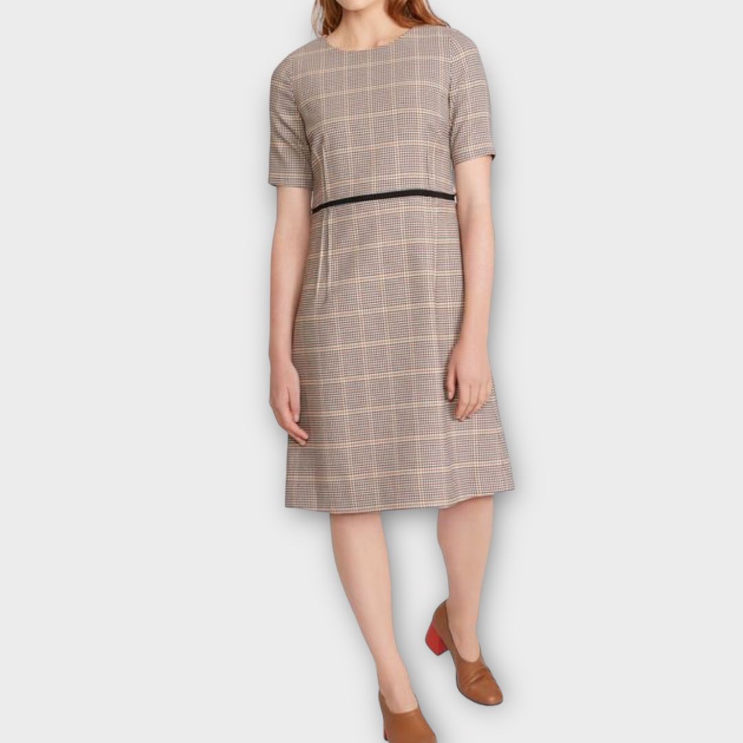 Carolyn Donnelly Check Knit Dress 12