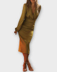 Cayro Alba Ruched Dress - 10 (M)
