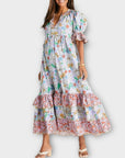 Celia B Brenda Floral Midi Dress - M