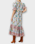 Celia B Brenda Floral Midi Dress - M