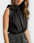 Choklate Paris Satin Halter Neck Top - One Size