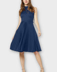 Closet London Halter Neck Pleated Midi Dress - 14