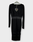 Club London Mesh Panel Dress - 10/12