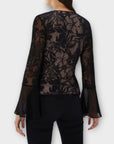 Coast Claire Burnout Wrap Top - 12