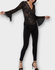 Coast Claire Burnout Wrap Top - 12