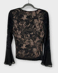 Coast Claire Burnout Wrap Top - 12