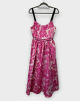 Coast Jacquard Floral Midi Dress - 8/10